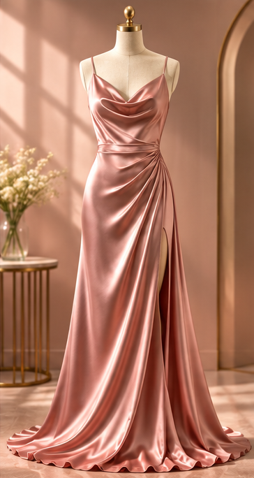 Silk Evening Dress
